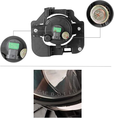 مجموعات مصابيح الضباب ROXX لـ 2007-2009 نيسان ألتيما مع لمبة H11 12V55W جانب السائق والراكب + مجموعة أدوات تسخير الأسلاك + مفتاح (نظيف) in Kuwait
