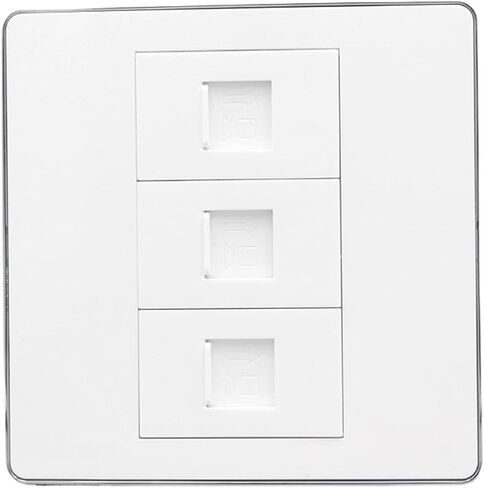 مقبس حائط مع قارنة توصيل ثلاثية CAT6 RJ45 و3 CAT Six LAN in Kuwait