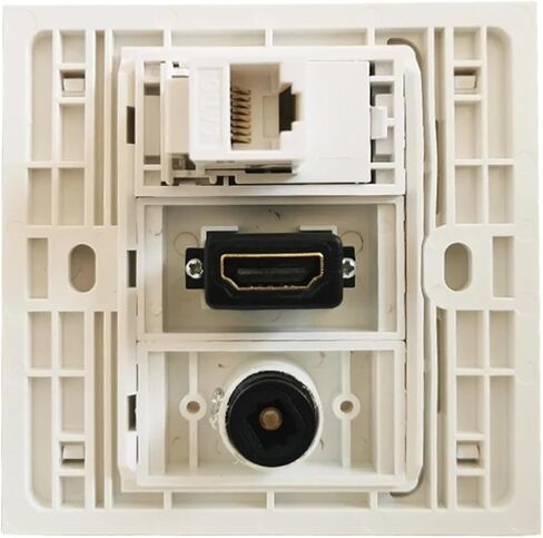 CAT6 RJ45 الإنترنت HDMI2.0 الألياف البصرية SPDIF لوحة الحائط أنثى موصل لوحة مقابس in Saudi Arabia