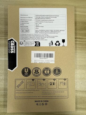 واقي شاشة من الزجاج المقوى TQLGY مكون من قطعتين لجهاز ASUS ROG Xbox Ally X وXbox Ally 2025 وROG Ally X 7 بوصة، فائق الدقة، مضاد للخدش، مضاد لبصمات الأصابع، خالي من الفقاعات in Kuwait