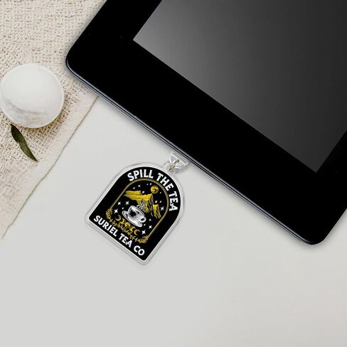 Take Me To Velaris City Of Starlight Charms for Kindle, Dust Plug Charm 1.5 Inches ACOTAR, Bookish, Book Club, Romantasy Lightning/Type C Acrylic Material Charms for E-Reader Accessories for Kindle in Kuwait