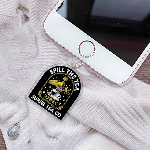Take Me To Velaris City Of Starlight Charms for Kindle, Dust Plug Charm 1.5 Inches ACOTAR, Bookish, Book Club, Romantasy Lightning/Type C Acrylic Material Charms for E-Reader Accessories for Kindle in Kuwait