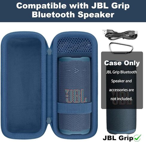khanka for Jbl Grip Mobile Speaker Hard Storage Case,Travel Carrying Case for Jbl Grip Bluetooth Speaker（Blue） in Saudi Arabia