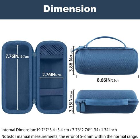 khanka for Jbl Grip Mobile Speaker Hard Storage Case,Travel Carrying Case for Jbl Grip Bluetooth Speaker（Blue） in Saudi Arabia
