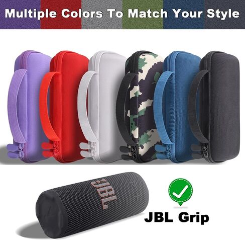 حقيبة تخزين صلبة لمكبر الصوت المحمول Jbl Grip من khanka، حقيبة حمل أثناء السفر لمكبر صوت بلوتوث Jbl Grip (أزرق) in Kuwait