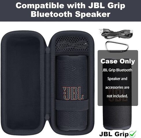 حقيبة تخزين صلبة لمكبر الصوت المحمول Jbl Grip من khanka، حقيبة حمل أثناء السفر لمكبر صوت بلوتوث Jbl Grip (أزرق) in Kuwait