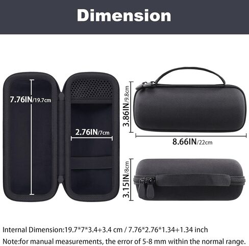 حقيبة تخزين صلبة لمكبر الصوت المحمول Jbl Grip من khanka، حقيبة حمل أثناء السفر لمكبر صوت بلوتوث Jbl Grip (أزرق) in Kuwait