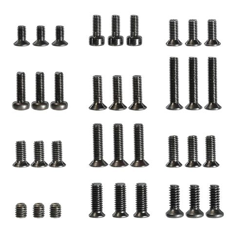 طقم براغي ريد دوت، 36 قطعة بصريات ومسامير تثبيت، M3x6، M3x7، M3x8، M3x9.5، M3x10، M3x12، M3x16، M3.5x8، M3.5x10، M4x5، M4x11، #6-32 أنواع البراغي in Kuwait