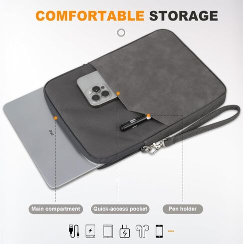 حافظة كمبيوتر لوحي Lacdo لجهاز iPad A16 مقاس 11 بوصة / 11 بوصة iPad Pro M5 M4 / 11 بوصة IPad Air M3 M2 / 10.9 بوصة iPad / 10.9 بوصة IPad Air / 11 بوصة Samsung Galaxy Tab A9+، لوحة مفاتيح سحرية مناسبة لجهاز Ipad، رمادي داكن in Saudi Arabia