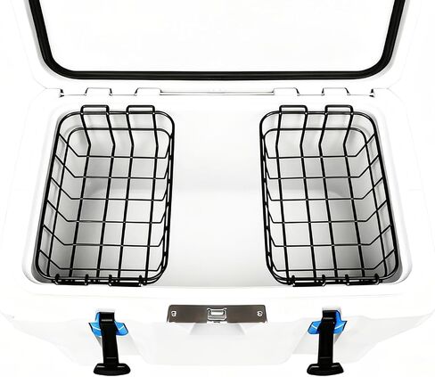 14.45" Cooler Basket,Cooler Basket Compatible with Lifetime 77 Qt, 115 Qt, Ozark Trail 73 Quart Ice Chest, Coolers Accessories for Lifetime and Ozark Trail - Keep Food Dry & Organized.(1-Pack) in Saudi Arabia