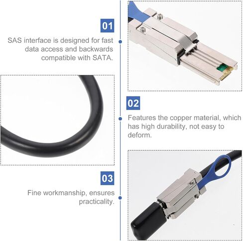 كابل تمديد COHEALI داخلي صغير SAS Pin ملحق خادم عالي السرعة Sff متوافق مع وحدات التحكم Raid وخوادم القرص الصلب in Saudi Arabia