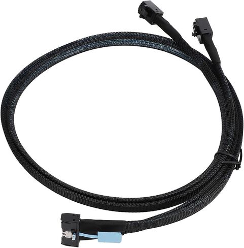 Keenso 8i إلى 2 SFF 8643 كابل نقل بيانات عالي السرعة للخوادم ومراكز البيانات، فضي 31.5 بوصة مع 3 أغطية متضمنة in Saudi Arabia