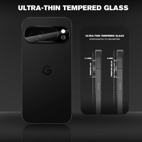 3 عبوات لواقي عدسة الكاميرا Google Pixel 10 Pro XL، زجاج مقسى 9 صلابة، واقي شاشة كاميرا عالي الوضوح مضاد للخدش لهاتف Pixel 10 Pro XL in Saudi Arabia