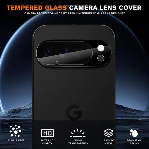 3 عبوات لواقي عدسة الكاميرا Google Pixel 10 Pro XL، زجاج مقسى 9 صلابة، واقي شاشة كاميرا عالي الوضوح مضاد للخدش لهاتف Pixel 10 Pro XL in Saudi Arabia