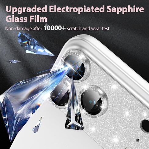 for iPhone 17 Pro Max Camera Lens Protector [Anti-Scratch] [Ultra HD Clear] [Strong Adhesion] Metal Aluminum Alloy Tempered Glass Camera Screen Cover(Cosmic Orange) in Kuwait
