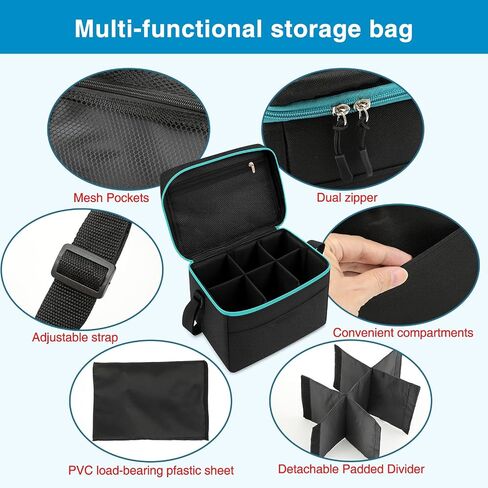 1 lb Propane Tank Carry Bag with Padding Mini Fuel ​Cylinder Carry Bags Case for 6-Pack ​Propane Tanks 16 OZ with Adjustable Strap in Saudi Arabia
