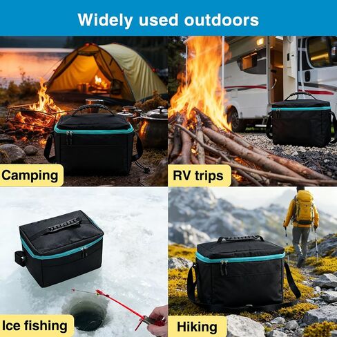 1 lb Propane Tank Carry Bag with Padding Mini Fuel ​Cylinder Carry Bags Case for 6-Pack ​Propane Tanks 16 OZ with Adjustable Strap in Saudi Arabia