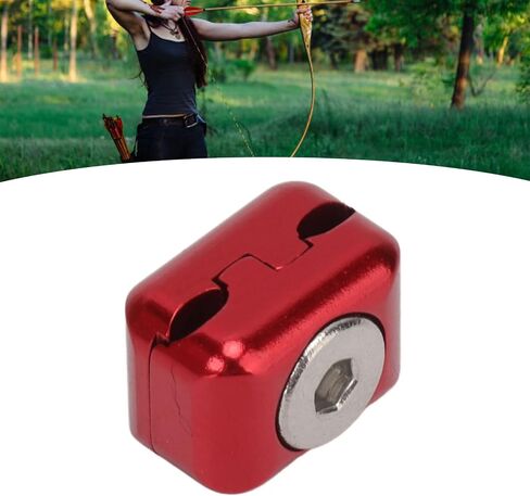 Qiilu Drop Away Arrow Rest Clamp Buckle Arrow Rest Clamp Buckle Aluminum Alloy Arrow Rest Cable Clamp Buckle Metal Fastener Clip Archery Bowstring Adjustment Knob for Compound Bow Drop in Saudi Arabia