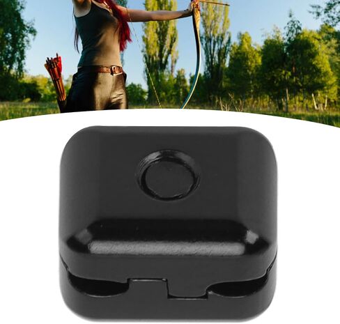 Qiilu Drop Away Arrow Rest Clamp Buckle Arrow Rest Clamp Buckle Aluminum Alloy Arrow Rest Cable Clamp Buckle Metal Fastener Clip Archery Bowstring Adjustment Knob for Compound Bow Drop in Saudi Arabia