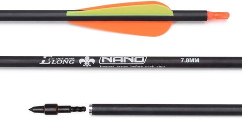 Carbon Arrow Hunting Arrows with 100 Grain Tip and Removable Tips for Archery Compound & Recurve & Traditional Bow Practice Shooting Targeting in Saudi Arabia