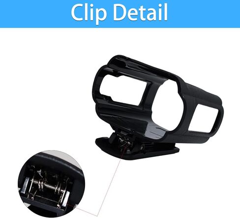 BAOFENG UV-32/DM-32 حافظة بمشبك حزام الاتصال اللاسلكي | ملحق بديل لحامل الراديو البلاستيكي المتين | حمل آمن سريع التركيب، مناسب بشكل آمن للاستخدام في الهواء الطلق والعمل (عبوة من قطعتين). in Saudi Arabia