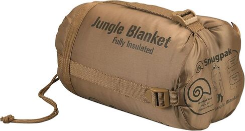 Snugpak Jungle Survival Blanket - Insulated, Lightweight, Water Repellent Polyester, Black in Saudi Arabia