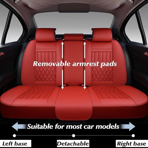 KEYOOG 2PCS Car Seat Covers Cushion, for Car Seat Office Chair, Prevent Seat Dirt, Thin and Breathable, Do Not Affect Seat Ventilation Functions, with Non Slip Bottom, 20.5"x19.3" Black in Saudi Arabia