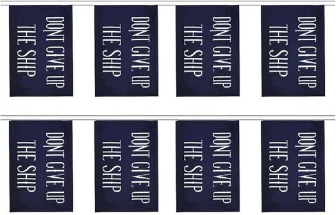 Commodore Perry Don't Give Up Ship 12x18 Bunting String Flag Banner (8 Flags) in Saudi Arabia