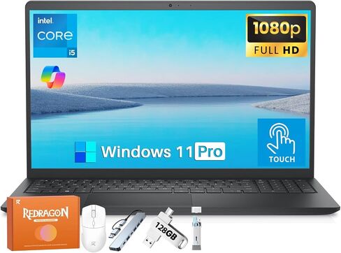 لاب توب ديل انسبايرون 15 3530 يعمل باللمس، انتل 10 كور i5-1334U (يصل إلى 4.6 جيجاهرتز)، شاشة 15.6 بوصة مضادة للتوهج FHD IPS، 32 جيجا رام، 1 تيرابايت SSD، واي فاي 6، للأعمال والطلاب، ويندوز 11 برو in Saudi Arabia