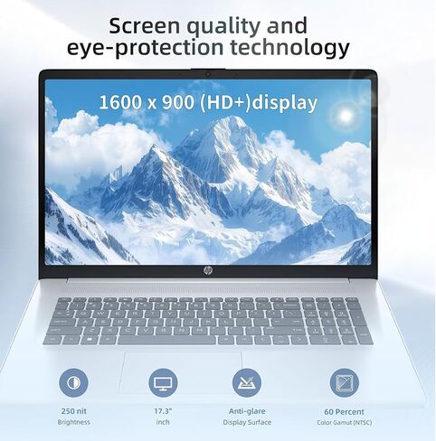 HP 15.6" FHD Touchscreen Laptop Computer for Student & Business, Intel 8-Core Processor, 16GB RAM, 512GB SSD, WiFi 6, Bluetooth 5.3, HDMI, Type-C, Windows 11 Pro & Accessoires, Blue in Saudi Arabia