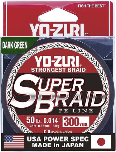Yo-Zuri Super Braid 300 Yard Spool Dark Green 20LB in Saudi Arabia