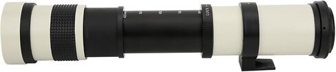 CHICIRIS 420-800mm Telephoto Lens F8.3-16 Manual Zoom Telescope Lens for EFS Mount Camera, Full Manual Focusing for Wildlife, Moon Observation in Saudi Arabia