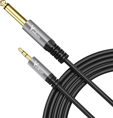 كابل محول صوت RCA إلى 3.5 مم أحادي Aux بطول 6 أقدام، 1/8 بوصة ذكر أحادي إلى سلك تحويل ذكر RCA، قابس مطلي بالذهب لمكبرات الصوت، ومضخم الصوت، وكابل تشغيل لمضخم الصوت المسبق، والتلفزيون in Saudi Arabia