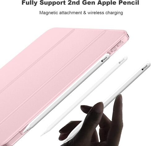 iMieet iPad Air 11 Inch Case M3 2025/M2 2024 - iPad Air 5th/4th Generation Case 2022/2020 10.9 Inch, Slim Hard PC Translucent Back Shell Cover, Support Touch ID(Pink) in Saudi Arabia