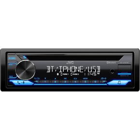JVC KD-SR87BT Bluetooth CD Car Stereo with USB Port – AM/FM Radio, MP3 Player, High Contrast LCD, Detachable Face Plate – Single DIN – 13-Band EQ (Renewed) in Saudi Arabia