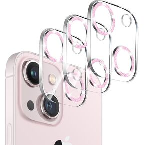 Dengduoduo 3 Pack Tempered Glass Camera Lens Protector for iPhone 14 6.1" & iPhone 14 Plus 6.7", Ultra HD, 9H Hardness, Anti-Scratch, Case Friendly, Easy to Install [No Affect on Night Shots] in Saudi Arabia