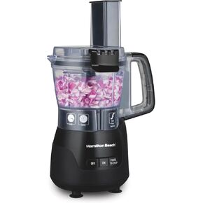 Hamilton Beach Stack & Snap 4-Cup Mini Food Processor & Vegetable Chopper, 250 Watts, for Slicing, Shredding, and Puree, Black (70510) in Kuwait