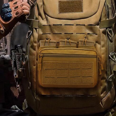 Tactical Mag Admin Pouch Molle Mag Pouch, Open Top Single/Double/Triple Magazine Pouch Holder Carrier for M4 M16 AK AR Glock M1911 92F 9mm Molle Utility Tool Pouch Medical EMT Organizer in Saudi Arabia