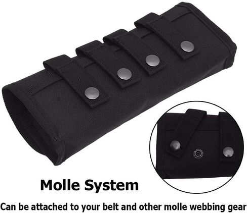 Hunting Military 18 Round Tactical Molle Cartridge Shell Holder Ammo Bag Pouch Military Waist Bag 12/20 Gauge Gun Bullet Pouch in Saudi Arabia