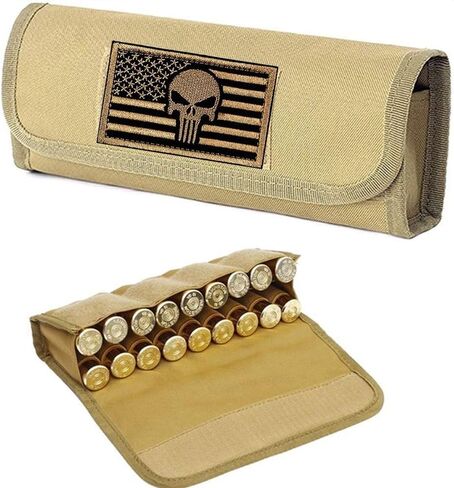 Hunting Military 18 Round Tactical Molle Cartridge Shell Holder Ammo Bag Pouch Military Waist Bag 12/20 Gauge Gun Bullet Pouch in Saudi Arabia