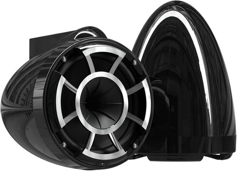 wet sounds Rev 8 Black V2 Revolution Series 8" Black Tower Speakers w/Fixed Clamp Mini in Saudi Arabia