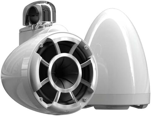 wet sounds Rev 8 Black V2 Revolution Series 8" Black Tower Speakers w/Fixed Clamp Mini in Saudi Arabia
