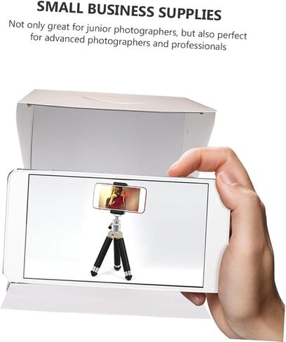 Portable Folding Photography Light Tent with LED Light Box and Dual Black White Backdrops Lightweight Compact Photo Setup for Product Photography and Soft Uniform Lighting in Saudi Arabia