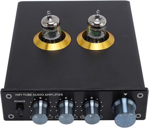 HiFi Tube Audio Amplifier, 2 Channel Vacuum Tube HiFi Audiophile Preamplifier, 3 Adjustable Equalization Settings, for HiFi Bookshelf Speakers, Stereo Speakers (US Plug) in Saudi Arabia