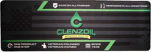 CLENZOIL Gun Cleaning Mat | Premium Thickness Waterproof Material | Non-Slip Rubber Backer | Anti-Fray Edges | Pistol, Shotgun, Rifle Sizes in Saudi Arabia