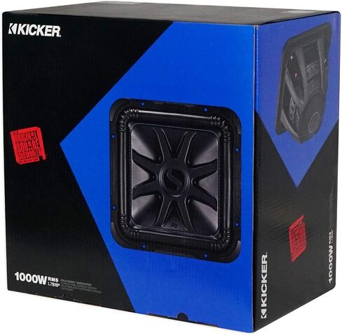 KICKER (2) 44L7S154 15" 4000 Watt Solobaric L7S Subwoofers+Amp+Bedlined Sub Box in Saudi Arabia
