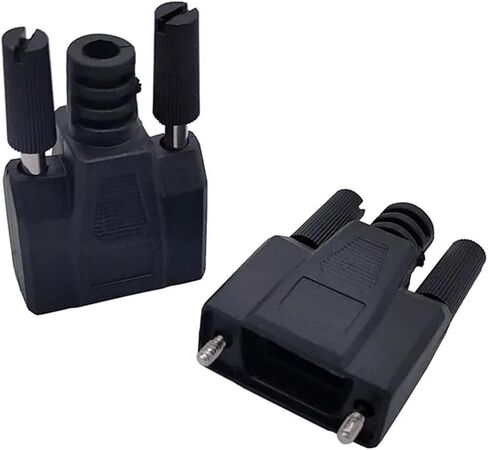 1PCS DB9 / DB15 / DB25 Black Shell Male and Female Serial Port Plug one time Injection molding Shell die Shell(DB15) in Saudi Arabia