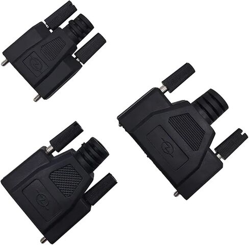 1PCS DB9 / DB15 / DB25 Black Shell Male and Female Serial Port Plug one time Injection molding Shell die Shell(DB15) in Saudi Arabia