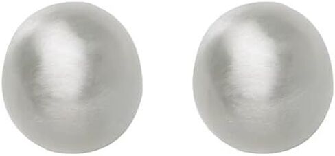 Stud Earrings for Women Half-ball Mattle Gold Sliver Studs Gold Brushed Button Earrings for Women Fashion Vintage Stud Earrings for Party in Saudi Arabia