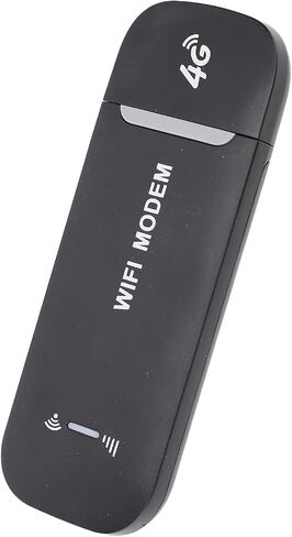 4G LTE WiFi Modem, Portable Hotspot Wireless Router with WPA WPA2 Encryption for Travel, High Speed Internet up to 150Mbps Support 8 Devices (Black) in Saudi Arabia